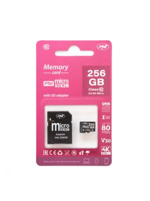 PNI 256GB MicroSD memorijska kartica s SD adapterom