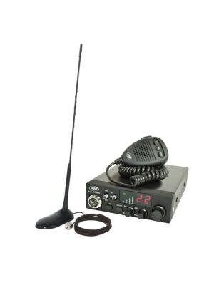 CB PNI ESCORT HP 8024 ASQ 12 / 24V komplet radio stanica + CB PNI Extra 45 antena sa magnetom
