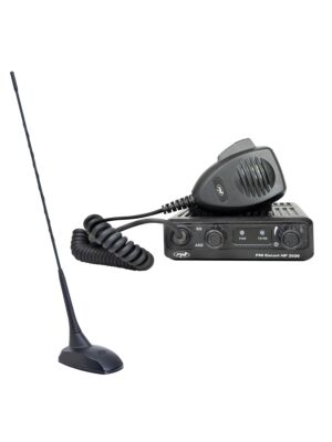 CB radio stanica i antena uključeni