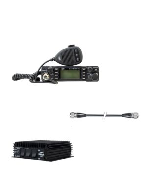 Paket CB radio stanice PNI Escort HP 9001 PRO, ASQ + RX-TX KL203P pojačalo, AM-FM-SSB, 100 W, 12 V i PNI R50 kabel