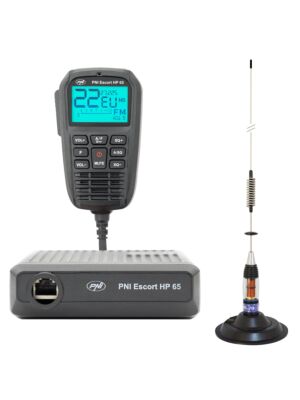 Paket CB radio stanice PNI Escort HP 65 ASQ i CB antena PNI ML70 s magnetom