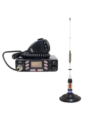 Paket CB radio stanice PNI Escort HP 6800 ASQ, 12/24 V s CB antenom PNI ML70 s magnetom