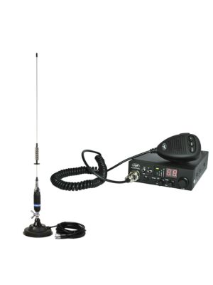 CB PNI ESCORT HP 8024 komplet radio stanice ASQ + CB PNI S75 antena s magnetom