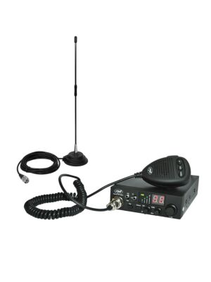 CB PNI ESCORT HP 8024 ASQ radio stanica Kit + CB PNI Extra 40 antena
