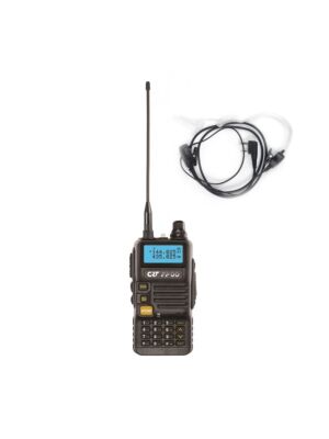 Paket prijenosnih VHF/UHF radio stanica CRT FP00 dvopojasnih i PNI HS84 slušalica
