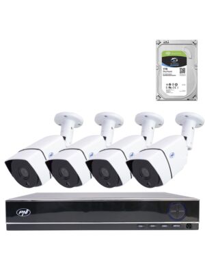 AHD PNI House PTZ1300 Full HD paket kompleta za videonadzor - NVR i 4 vanjske kamere 2MP full HD 1080P s HDD 1Tb uklj.