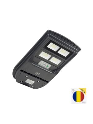 PNI SL210 paket ulične rasvjete od 100 W, s ugrađenim solarnim panelom od 10 W i ljepljivom zastavom.
