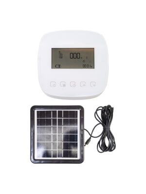 Inteligentni programator za navodnjavanje PNI SWI190, Wi-Fi sa solarnom pločom 3,3 W, 8 zona, kontrola pomoću Tuya aplikacije