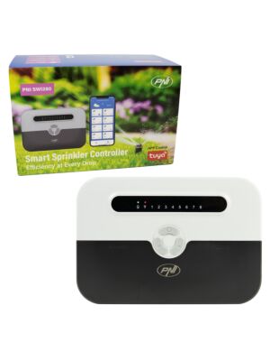 PNI SWI280 pametni kontroler za navodnjavanje, Wi-Fi, 8 zona, upravljanje s Tuya Smart, kompatibilan s Amazon Ale