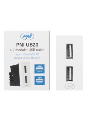 PNI UB20 dupla USB utičnica