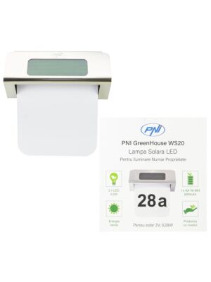 LED solarna svjetiljka PNI GreenHouse