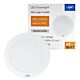 LED stropna svjetiljka PNI D-Light CL2425 24W, okrugla, 4200K, napajanje 230V, 2640 lm, neutralno bijela, promjer 29 cm
