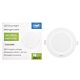 LED reflektor PNI D-Light CL2518 18W, ugradni, okrugli, 220.7*28.9mm, 6400K, 230V napajanje, 1980 lm, bijeli