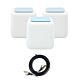 PNI GB1200 Gigabit Wi-Fi Mesh sustavni paket i 1bc S/STP CAT7 ravni mrežni kabel PNI U7015B 1,5 m
