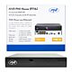 NVR POE PNI House IP716J, 16 kanala 4K 8MP, 8 POE kanala i 8 IP kanala, crni